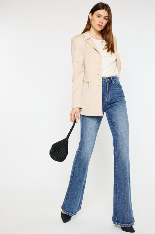 High Rise Flare Jeans MEDIUM Jeans