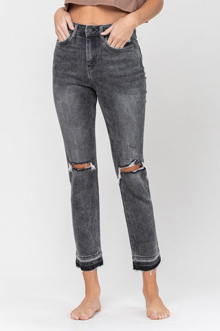 High Rise Released Hem Straight Leg Jeans THRILLS Jeans