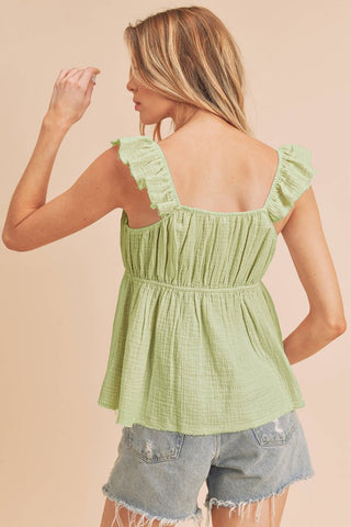 Trixie Top GREEN APPLE Top