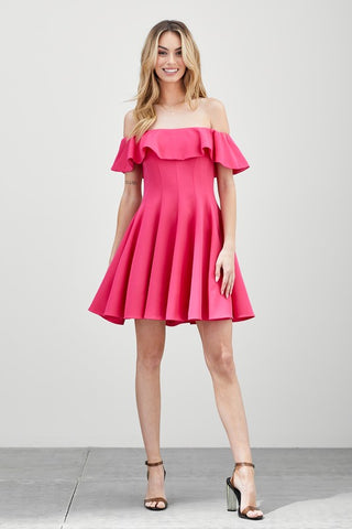 A Line Ruffle Dress Dress