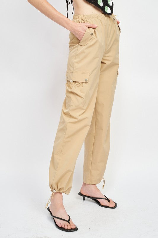 High Rise Cargo Pants Pants