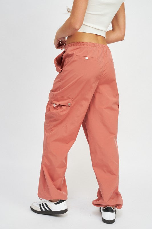 High Rise Cargo Pants Pants