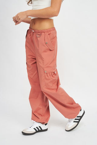 High Rise Cargo Pants Pants