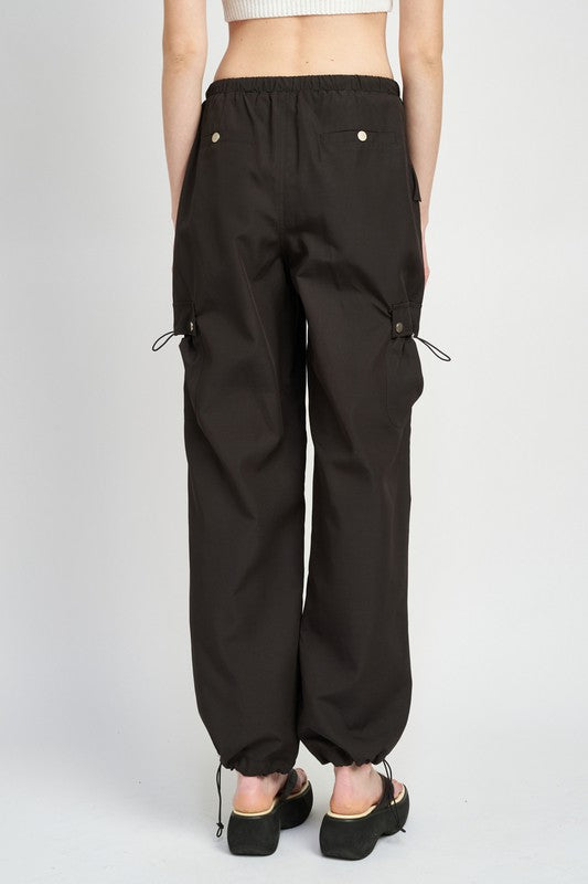 High Rise Cargo Pants Pants