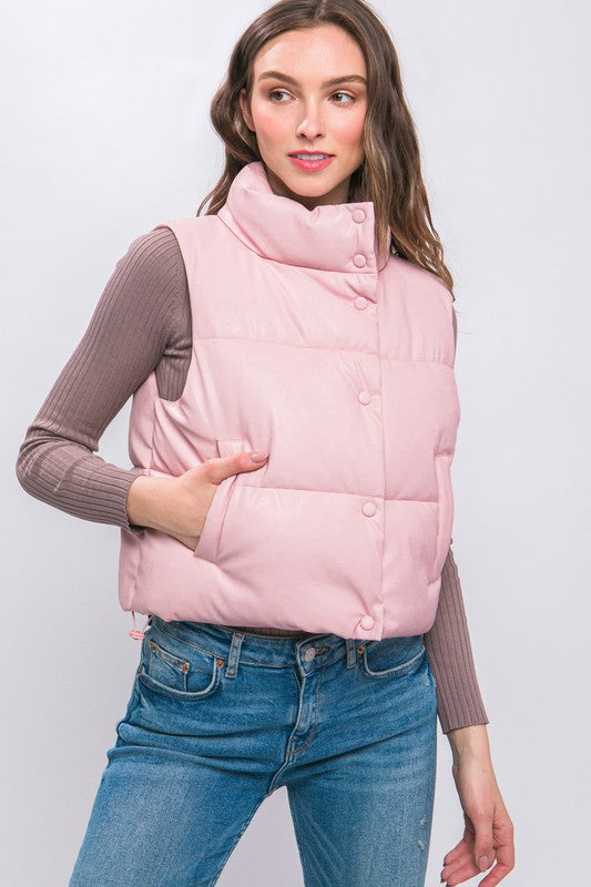 PU Padded Vest vest