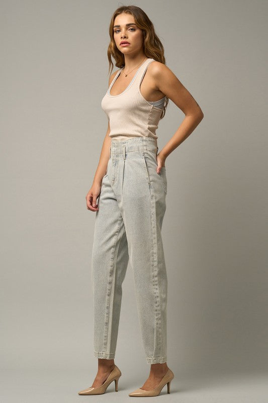 High Rise Balloon Jeans Jeans