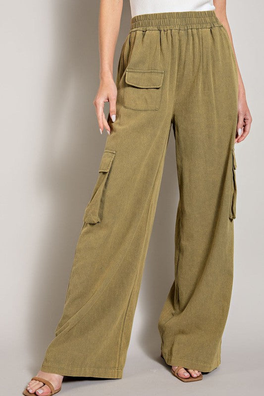 Mineral Washed Cargo Pants Pants