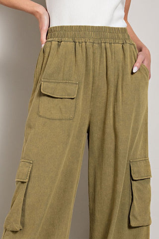 Mineral Washed Cargo Pants Pants