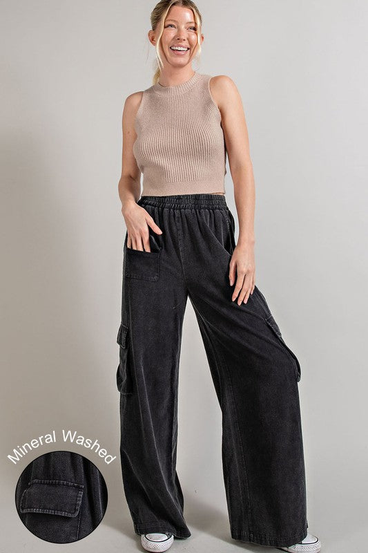 Mineral Washed Cargo Pants Pants