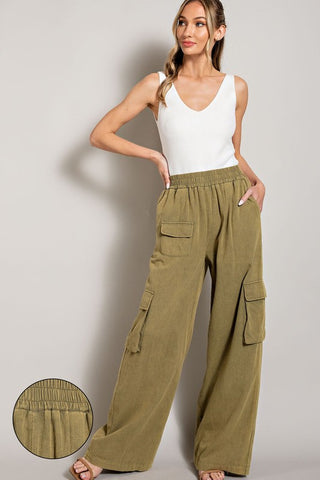 Mineral Washed Cargo Pants Pants