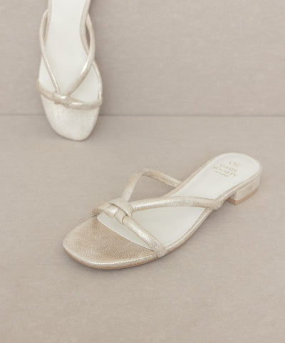 Oasis Society Ada - Delicate Knotted Flat Sandal Sandals