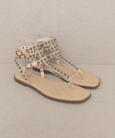 Oasis Society Oaklyn - Studded Gladiator Sandal Sandals