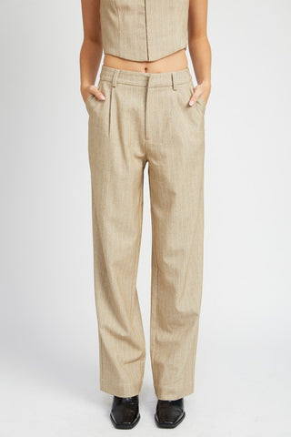 Loose fit pinstripe pants Pants