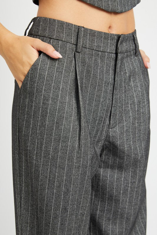 Loose fit pinstripe pants Pants