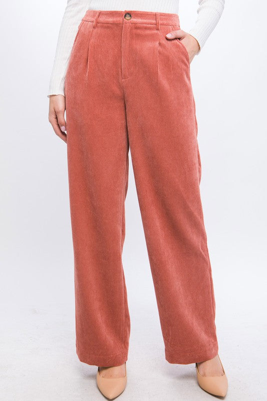 Corduroy Trouser Pants CLAY Pants