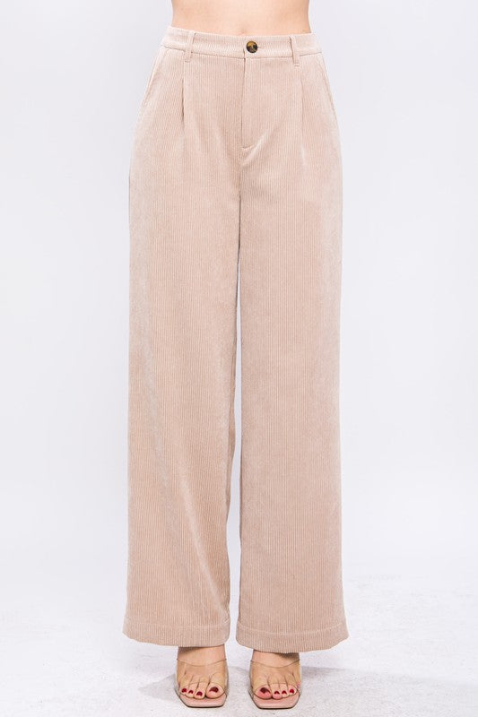 Corduroy Trouser Pants KHAKI Pants