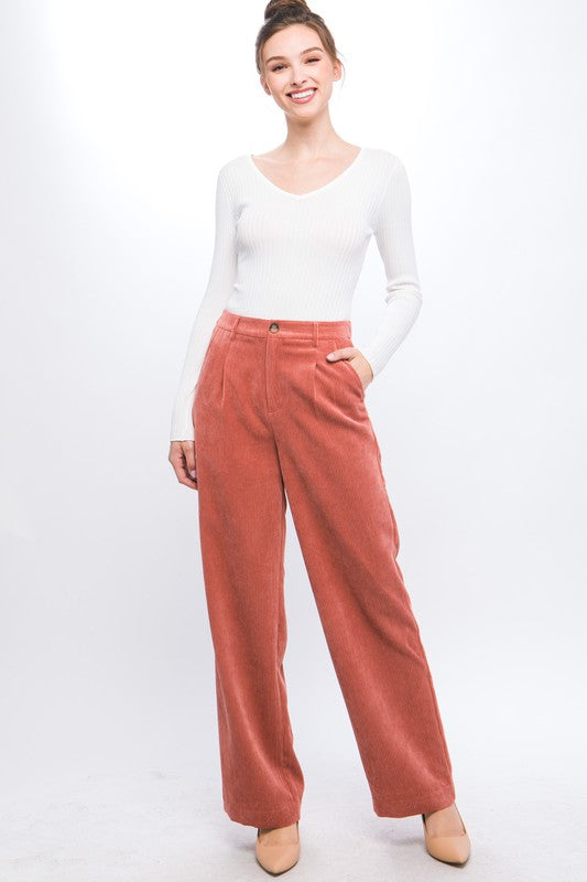 Corduroy Trouser Pants Pants