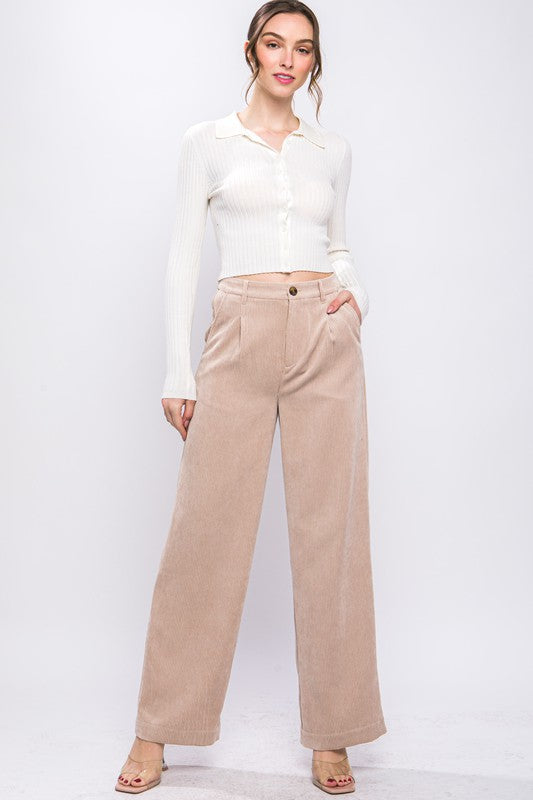 Corduroy Trouser Pants Pants