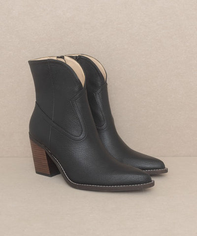 OASIS SOCIETY Harmony - Two Panel Western Booties booties