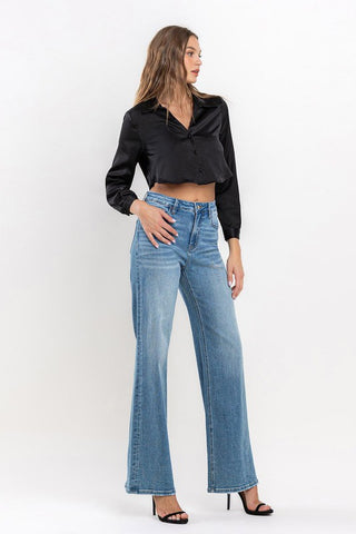 High Rise Wide Leg Jeans Jeans