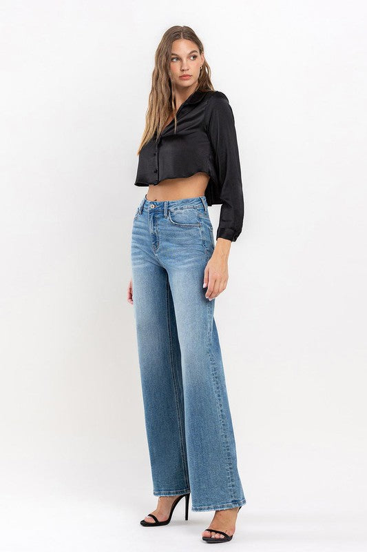 High Rise Wide Leg Jeans Jeans