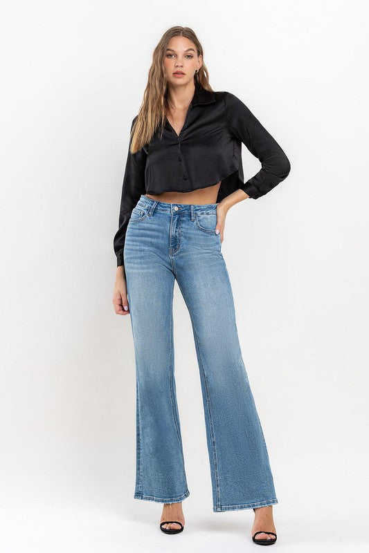 High Rise Wide Leg Jeans Jeans