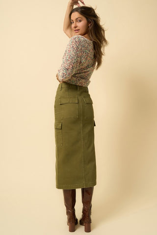 Cargo Midi Skirt Skirt