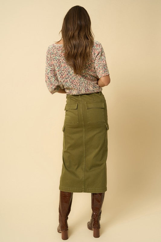 Cargo Midi Skirt Skirt