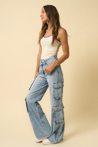Crossover Relaxed Cargo Jeans Jeans