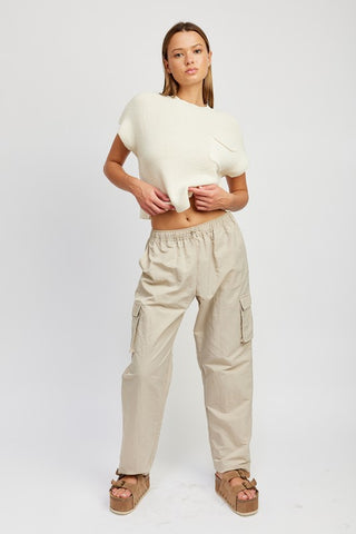 Straight leg cargo pants Pants