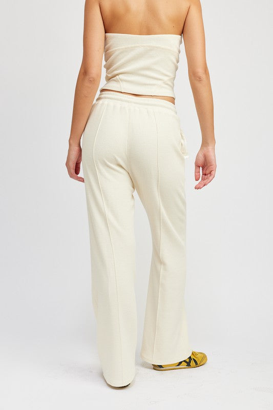 High waist drawstring pants Pants