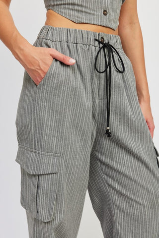 Striped cargo pants Pants