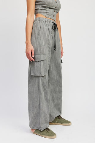 Striped cargo pants Pants