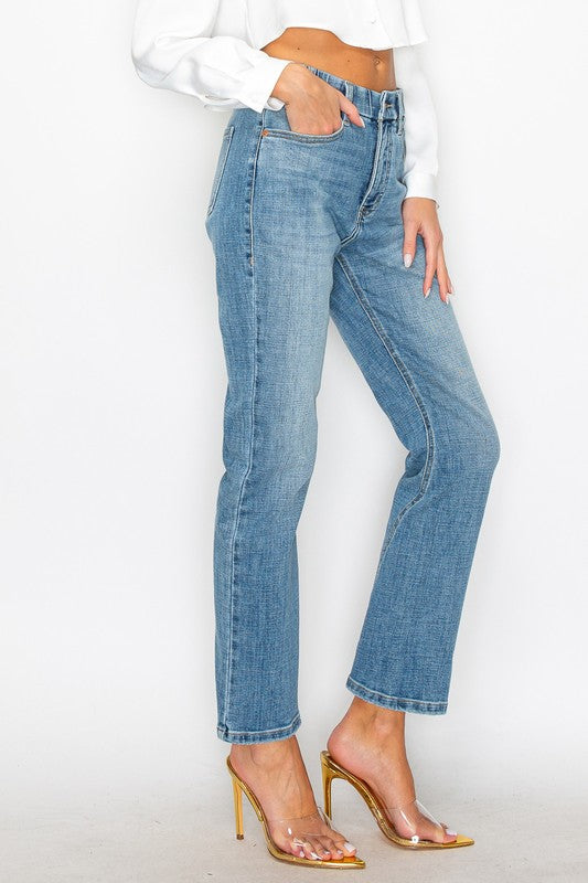 High rise straight leg Jeans Jeans