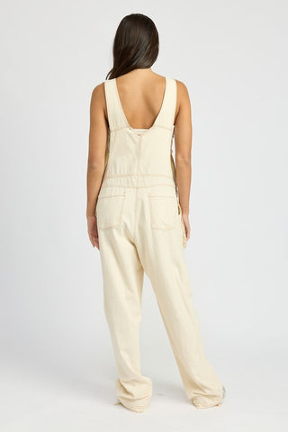 OVERSIZED CARGO OVERALLS Jumpsuits and Rompers