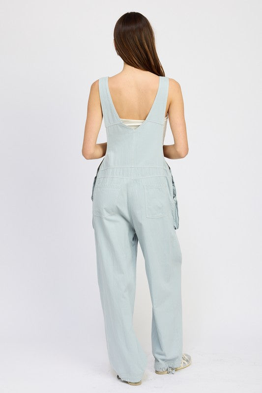 OVERSIZED CARGO OVERALLS Jumpsuits and Rompers