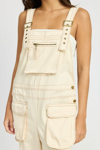 OVERSIZED CARGO OVERALLS Jumpsuits and Rompers