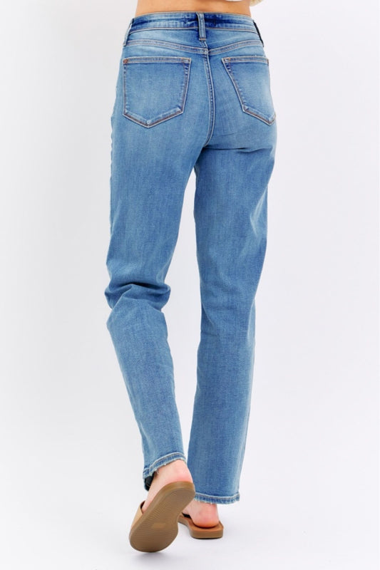 Judy Blue Full Size High Waist Straight Jeans Jeans