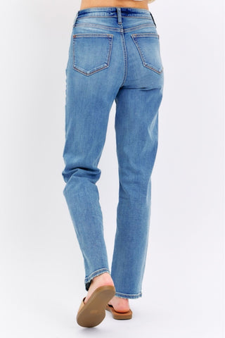 Judy Blue Full Size High Waist Straight Jeans Jeans