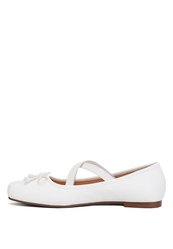 Leina Recycled Faux Leather Ballet Flats flats