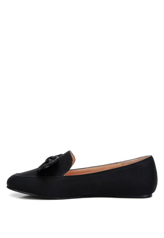 Waveney Bow Embellished Loafers loafers