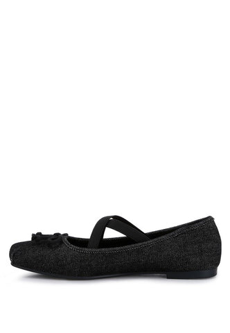 Arimer Criss Cross Strap Ballet Flats flats