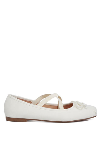 Arimer Criss Cross Strap Ballet Flats flats