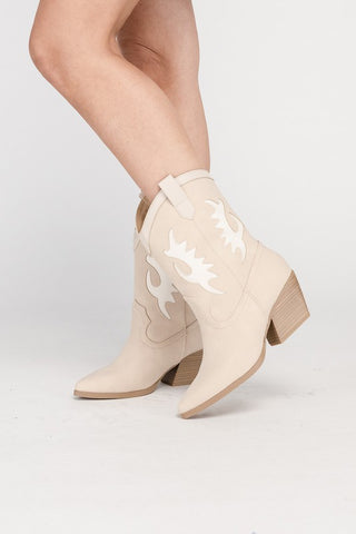 Giga Western High Ankle Boots BLOND Boots