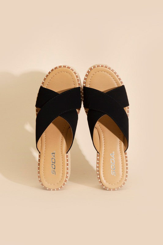 Platform Slide Sandals Sandals