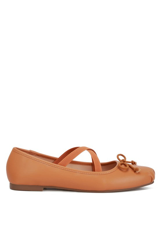 Leina Recycled Faux Leather Ballet Flats flats