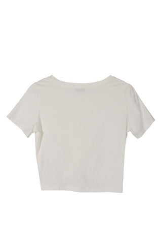 Twisted Tee Shirt Top Tops