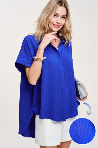 Audrey Shirt ROYAL BLUE Top