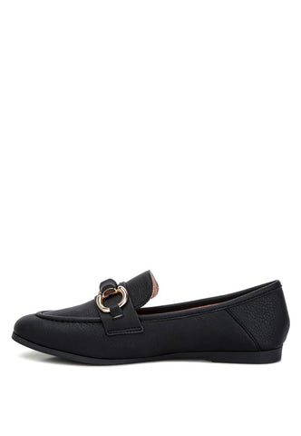 Asher Horsebit Embellished Raffia Loafers loafers