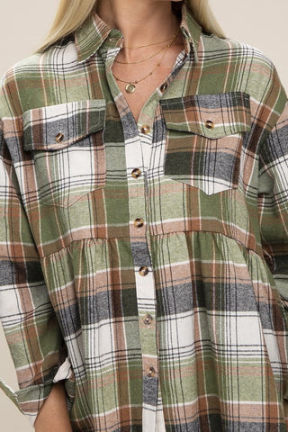 Checked Pocket long sleeve shirt Shirt